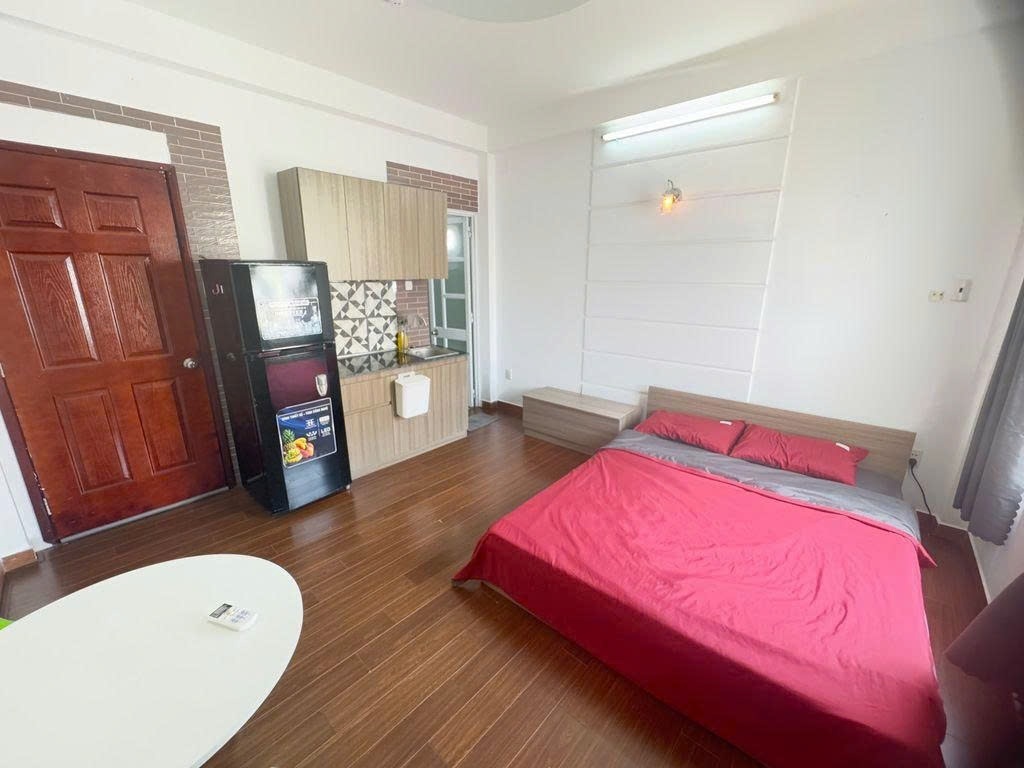Phòng trọ Studio 25m2 tại PTC House Cô Giang - Phú Nhuận - Phòng ngủ
