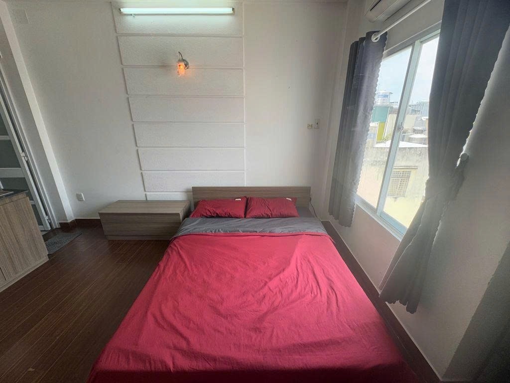 Phòng trọ Studio 25m2 tại PTC House Cô Giang - Phú Nhuận - Phòng ngủ