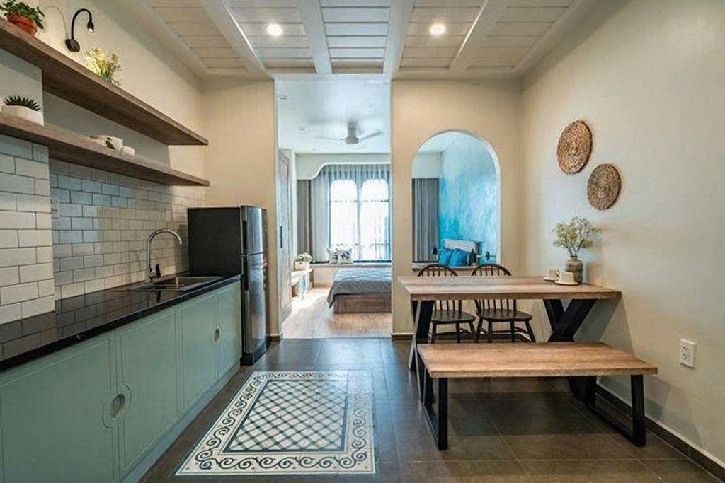 Phòng trọ 1 Phòng ngủ 30m2 tại PTC House 1 Xuân Thuỷ - Quận 2 - Phòng bếp