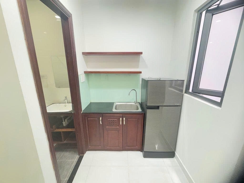 Phòng trọ Studio 20m2 tại PTC House 1 Bành Văn Trân - Tân Bình - Phòng bếp