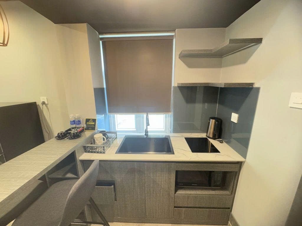 Phòng trọ Studio 22m2 tại PTC House 4 Cao Triều Phát - Quận 7 - Phòng bếp