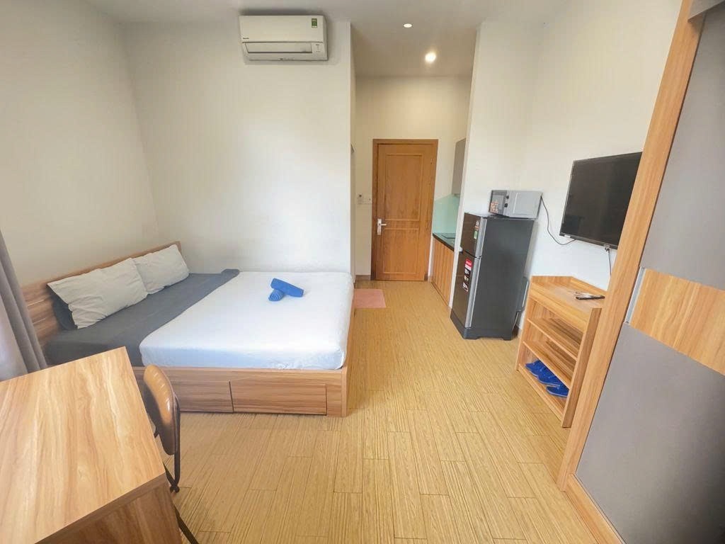 Phòng trọ Studio 22m2 tại PTC House 1 Đường số 8 - Quận 7 - Phòng ngủ