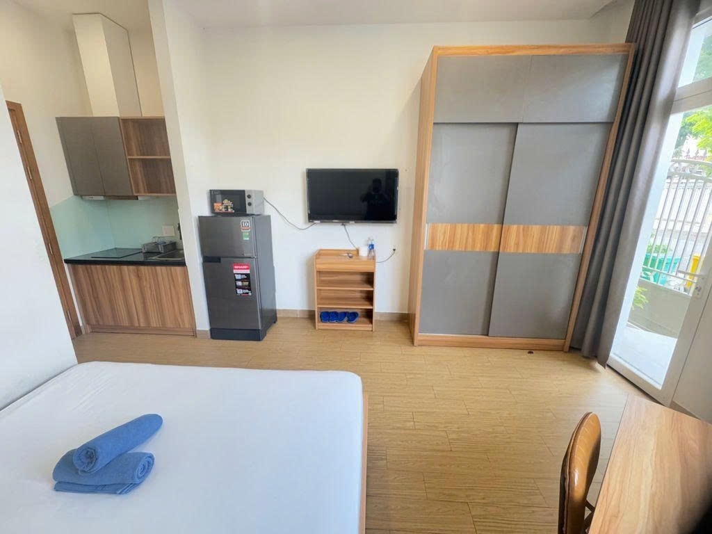 Phòng trọ Studio 22m2 tại PTC House 1 Đường số 8 - Quận 7 - Phòng ngủ
