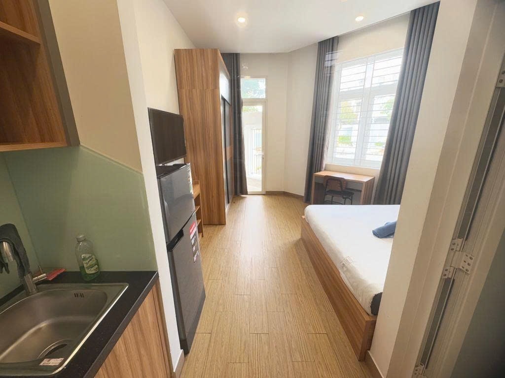 Phòng trọ Studio 22m2 tại PTC House 1 Đường số 8 - Quận 7 - Phòng ngủ