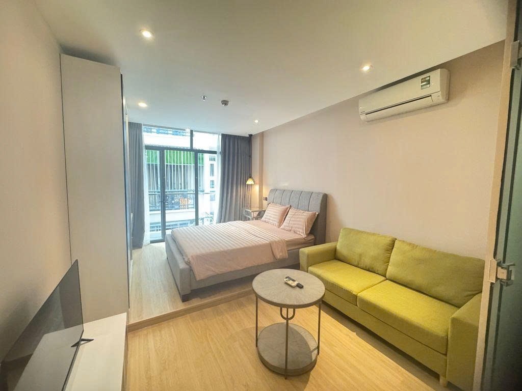 Phòng trọ Studio 30m2 tại PTC House 1 Trần Quý Khoách - Quận 1 - Phòng ngủ