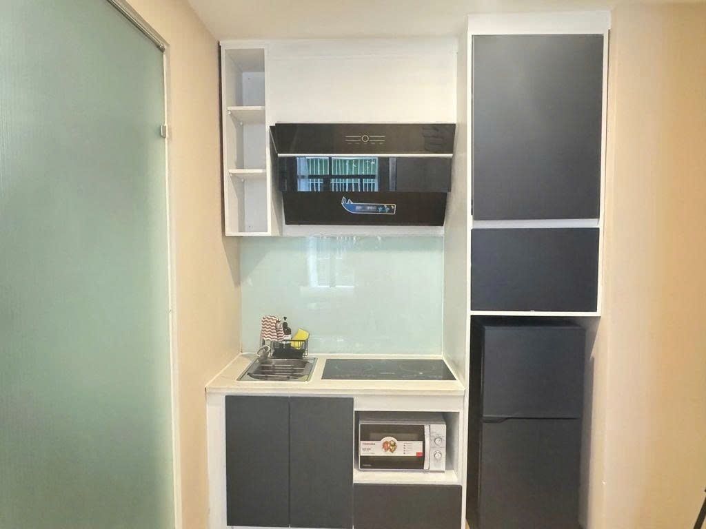 Phòng trọ Studio 30m2 tại PTC House 1 Trần Quý Khoách - Quận 1 - Phòng bếp
