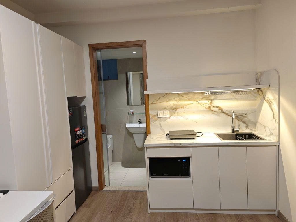 Phòng trọ Studio 25m2 tại PTC House 1 Nguyễn Văn Linh - Quận 7 - Phòng bếp