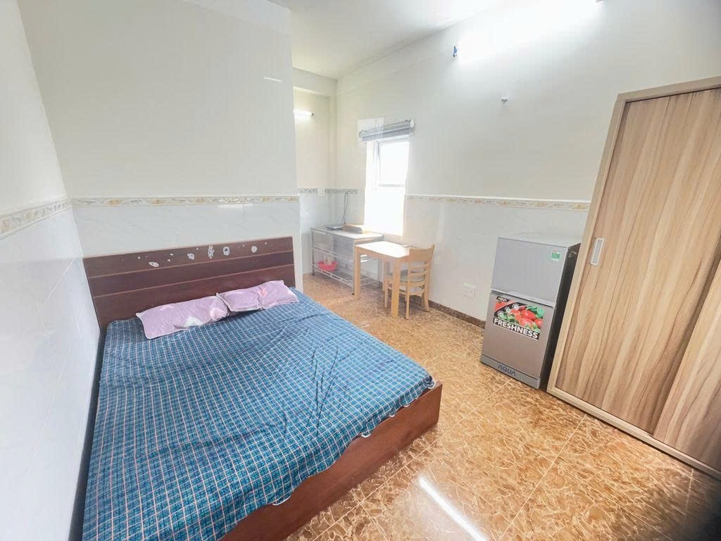 Phòng trọ Studio 25m2 tại PTC House 2 Nguyễn Cảnh Dị - Tân Bình - Phòng ngủ