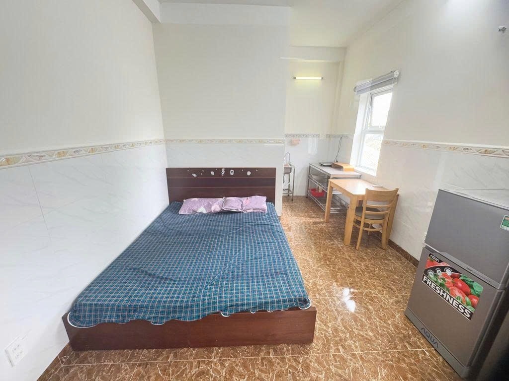 Phòng trọ Studio 25m2 tại PTC House 2 Nguyễn Cảnh Dị - Tân Bình - Phòng ngủ
