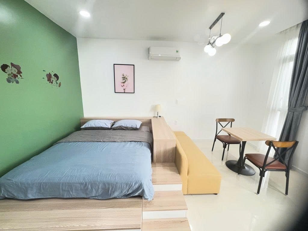 Phòng trọ Studio 35m2 tại PTC House Nguyễn Văn Mại - Tân Bình - Phòng ngủ