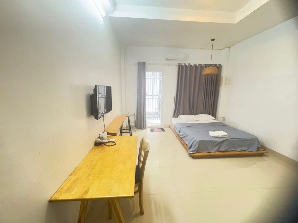 Phòng trọ Studio 30m2 tại PTC House 4 Nguyễn Ngọc Phương - Bình Thạnh - Phòng ngủ