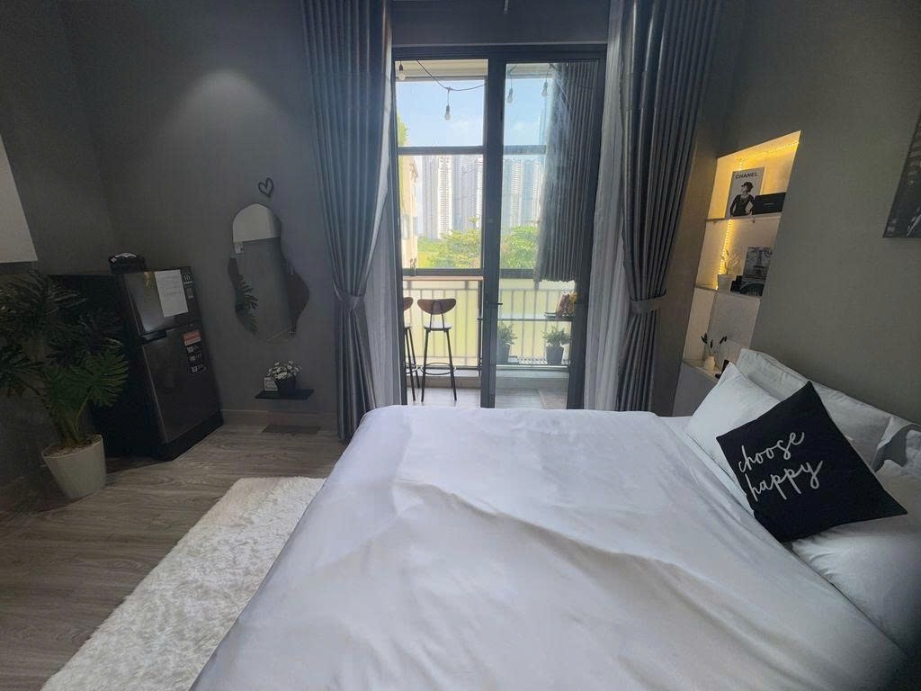 Phòng trọ Studio 35m2 tại PTC House 1 Đường số 37 - Quận 2 - Phòng ngủ