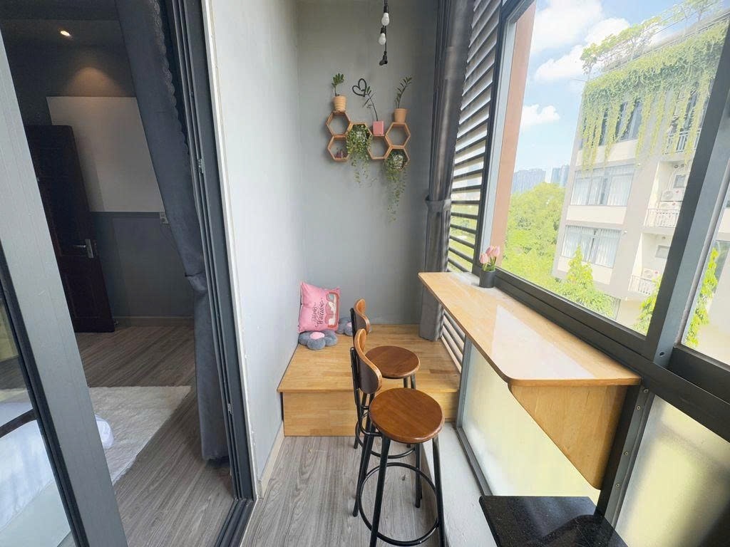 Phòng trọ Studio 35m2 tại PTC House 1 Đường số 37 - Quận 2 - Ban công
