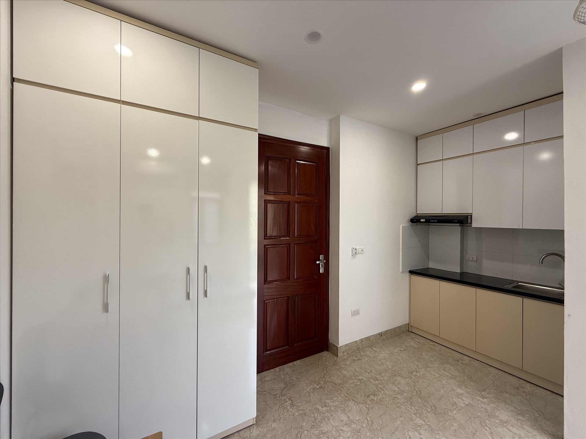 Phòng trọ Studio 25m2 tại TH Apartment 1 Đình Thôn - Nam Từ Liêm - Phòng bếp