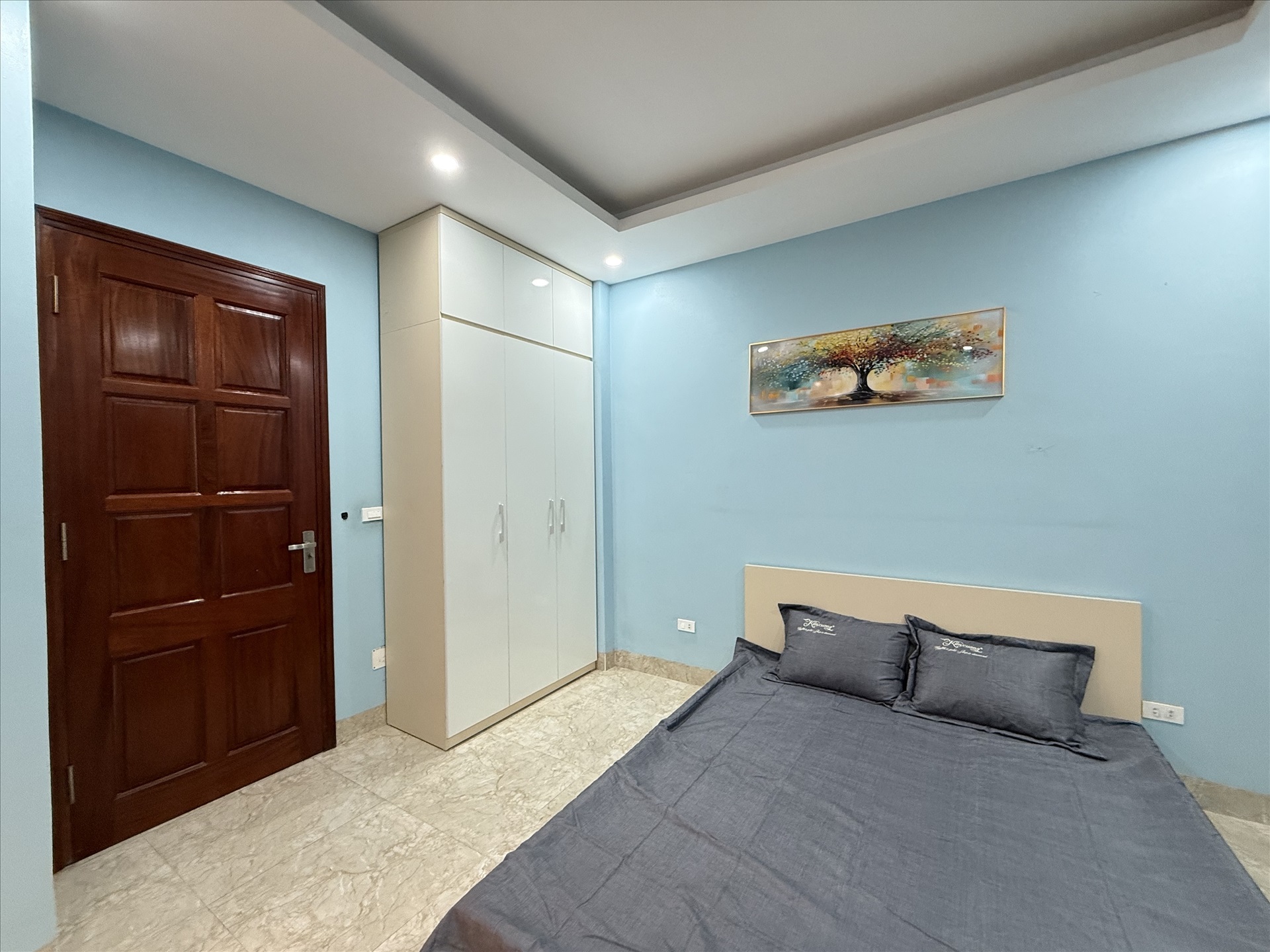 Phòng trọ Studio 26m2 tại TH Apartment 1 Đình Thôn - Nam Từ Liêm - Phòng ngủ