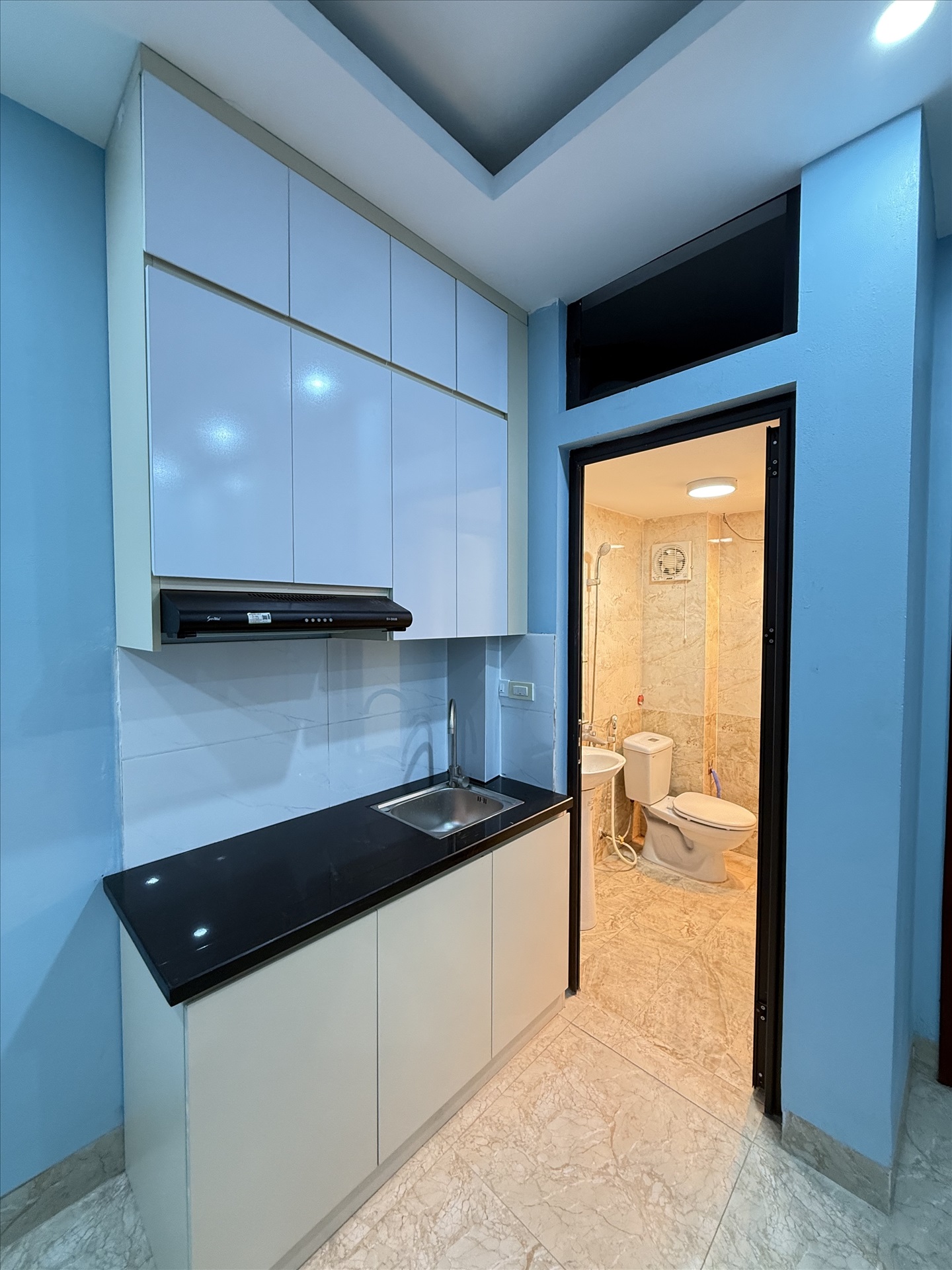 Phòng trọ Studio 26m2 tại TH Apartment 1 Đình Thôn - Nam Từ Liêm - Phòng bếp