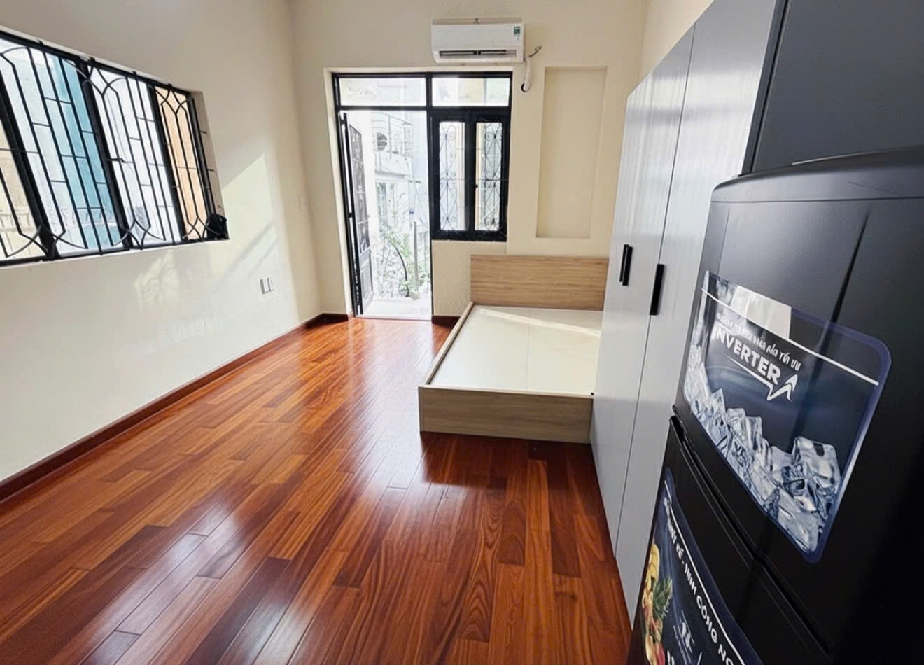 Phòng trọ Studio 25m2 tại Jinjoo Home Phan Hồ Tây - Phú Nhuận - Phòng ngủ