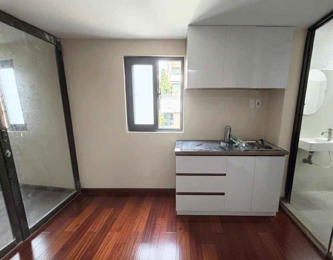 Phòng trọ Duplex 35m2 tại Jinjoo Home Phan Hồ Tây - Phú Nhuận - Phòng bếp