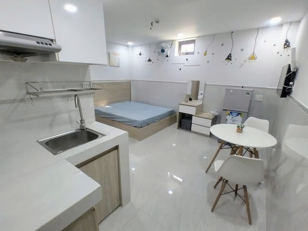 Phòng trọ Studio 15m2 tại PTC House 11 Trần Xuân Soạn - Quận 7  - Phòng ngủ