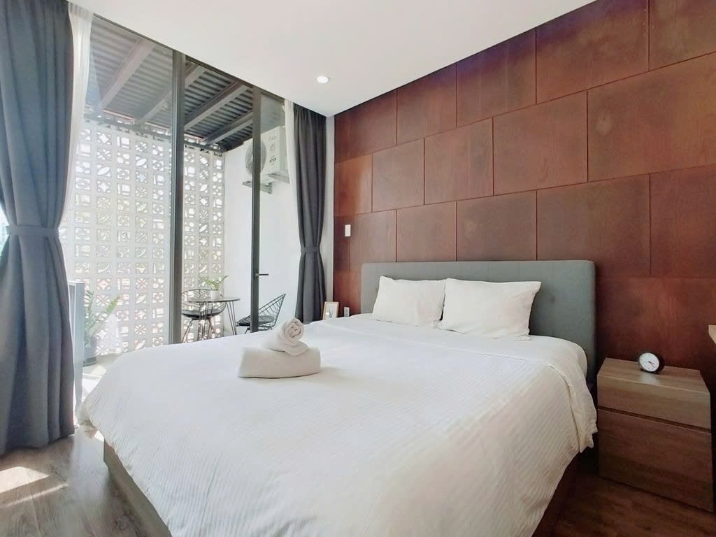 Phòng trọ Studio 40m2 tại PTC House 15 Nguyễn Thị Minh Khai - Quận 1  - Phòng ngủ