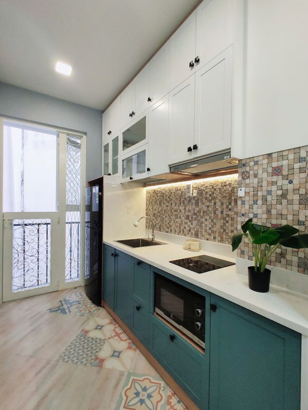 Phòng trọ Studio 30m2 tại PTC House 4 Cao Thắng - Quận 3 - Phòng bếp