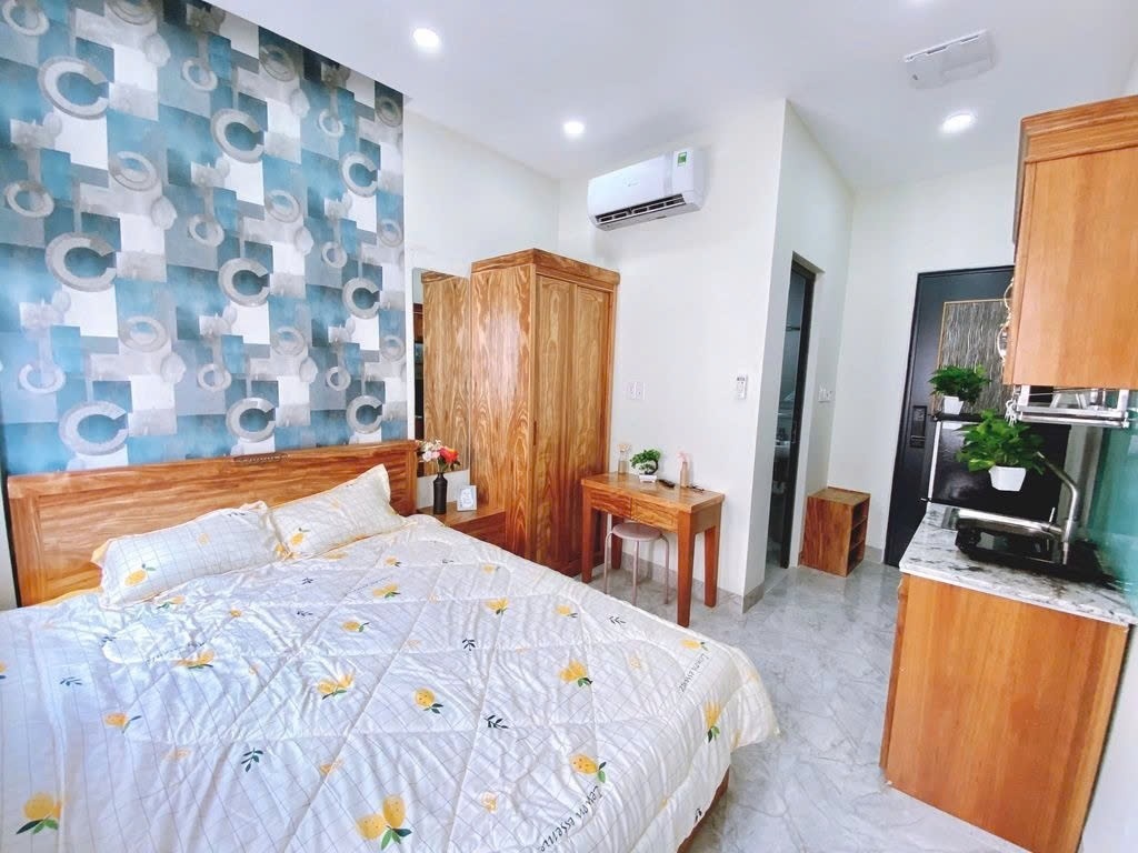 Phòng trọ Studio 20m2 tại PTC House 2 Cách Mạng Tháng 8 - Quận 3 - Phòng ngủ