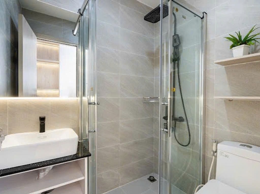 Phòng trọ Studio 30m2 tại PTC House 2 Hương Giang - Quận 10  - Phòng tắm