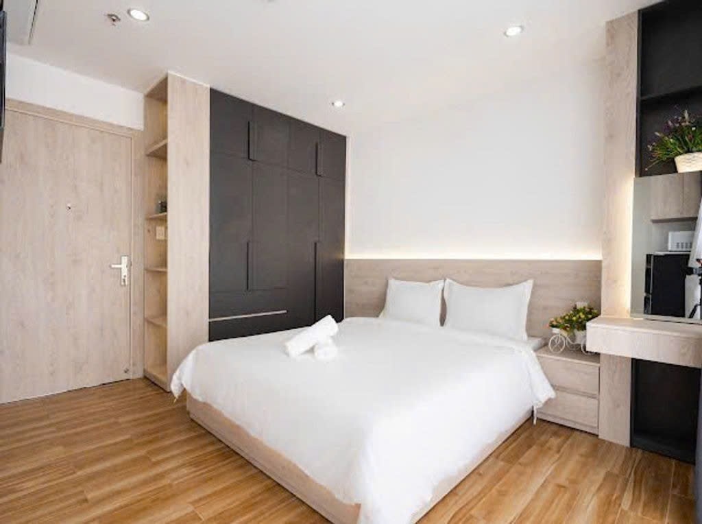 Phòng trọ Studio 30m2 tại PTC House 2 Hương Giang - Quận 10  - Phòng ngủ