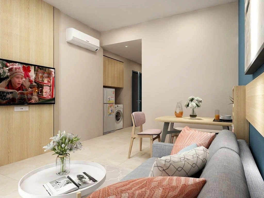 Phòng trọ 1 Phòng ngủ 25m2 tại PTC House 2 Nguyễn Văn Linh - Quận 7 - Phòng khách