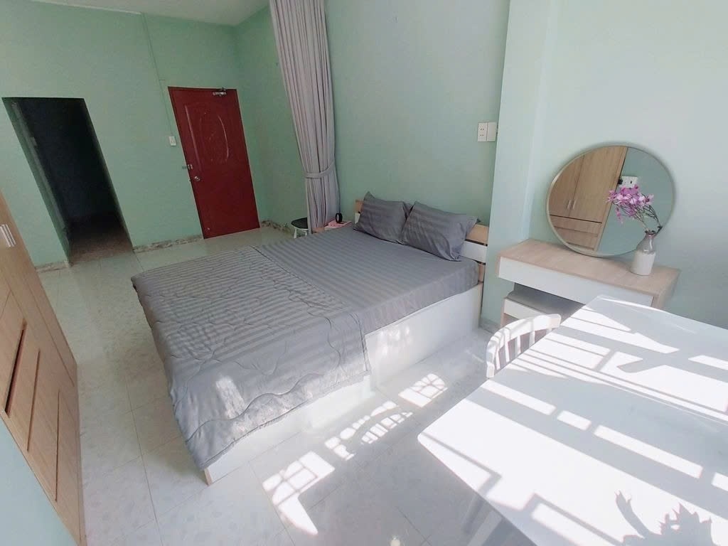 Phòng trọ Studio 30m2 tại PTC House 9 Trần Hưng Đạo  - Quận 1  - Phòng ngủ