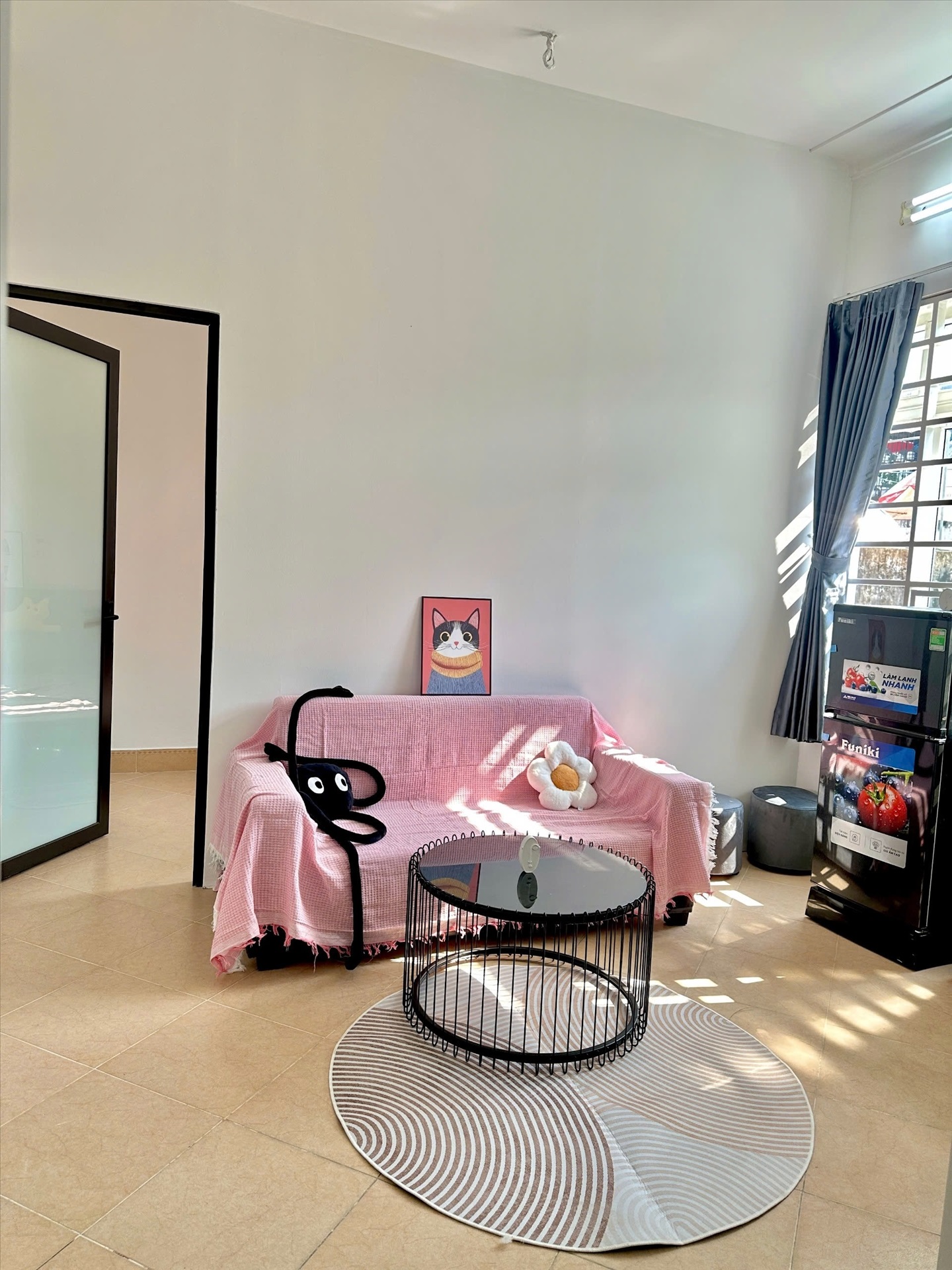 Phòng trọ 2 Phòng ngủ 40m2 tại HA Room Tứ Liên - Tây Hồ - Phòng khách