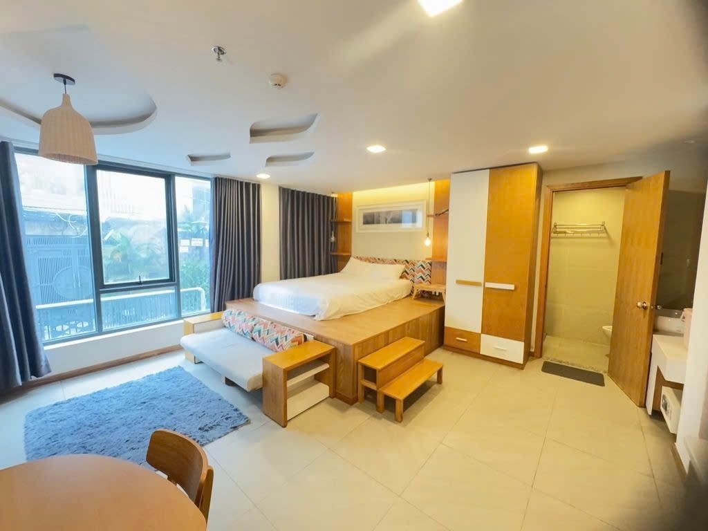 Phòng trọ Studio 40m2 tại PTC House 2 Đường Số 4 - Quận 2  - Phòng ngủ