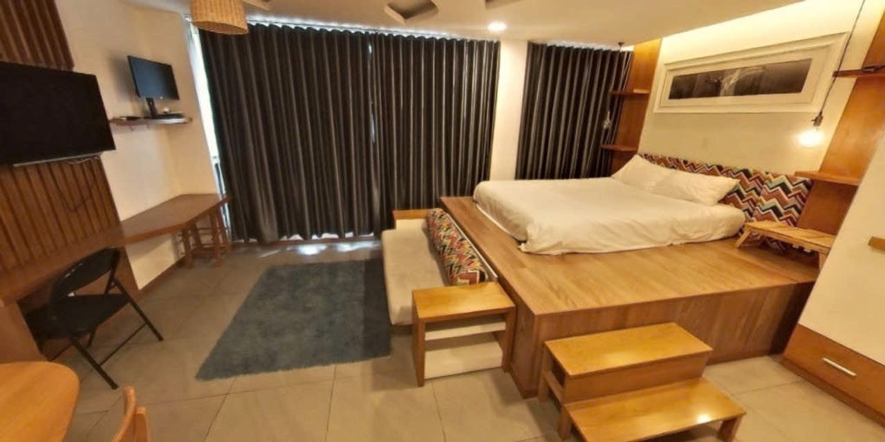 Phòng trọ Studio 40m2 tại PTC House 2 Đường Số 4 - Quận 2  - Phòng khách