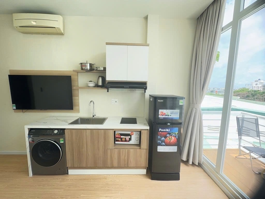 Phòng trọ Studio 35m2 tại PTC House Đường số 49B - Quận 2  - Phòng bếp