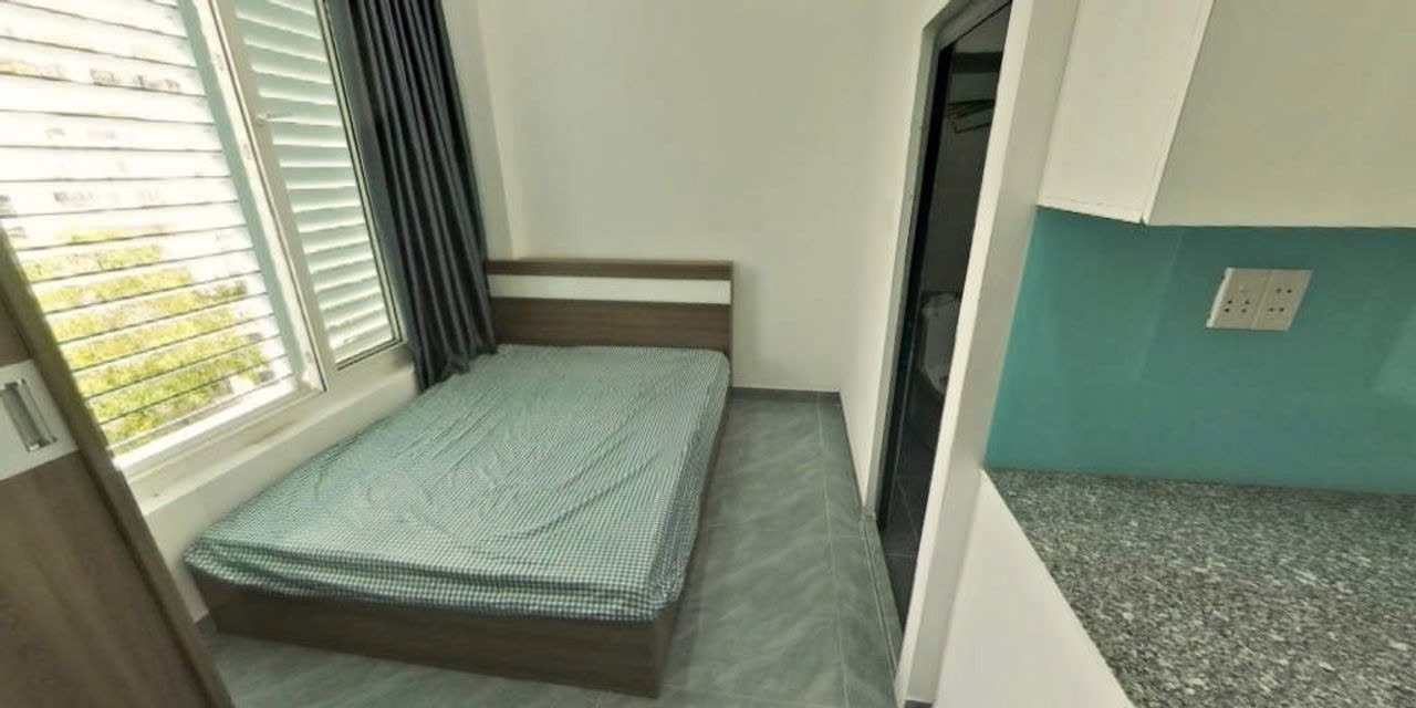 Phòng trọ Studio 30m2 tại PTC House Lương Định Của - Quận 2  - Phòng ngủ