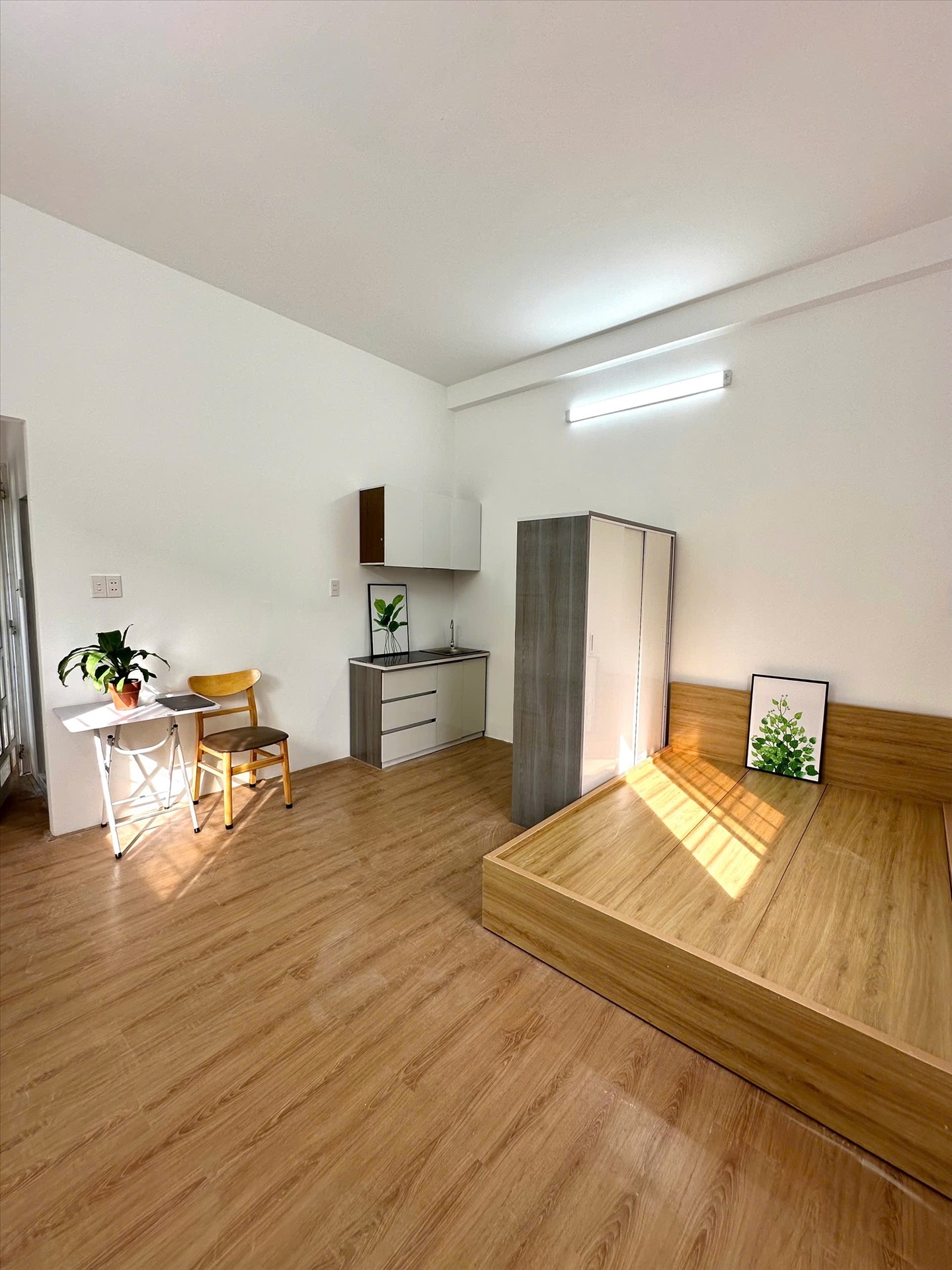 Phòng trọ Studio 25m2 tại AD House Nguyễn Trọng Tuyển - Tân Bình - Phòng ngủ