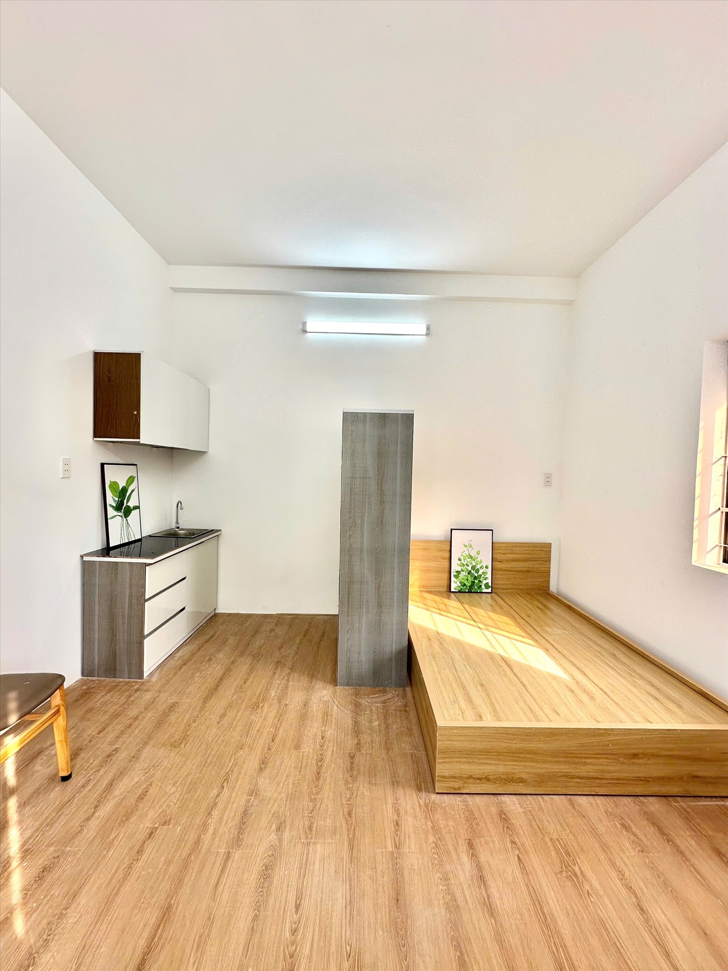 Phòng trọ Studio 25m2 tại AD House Nguyễn Trọng Tuyển - Tân Bình - Phòng ngủ