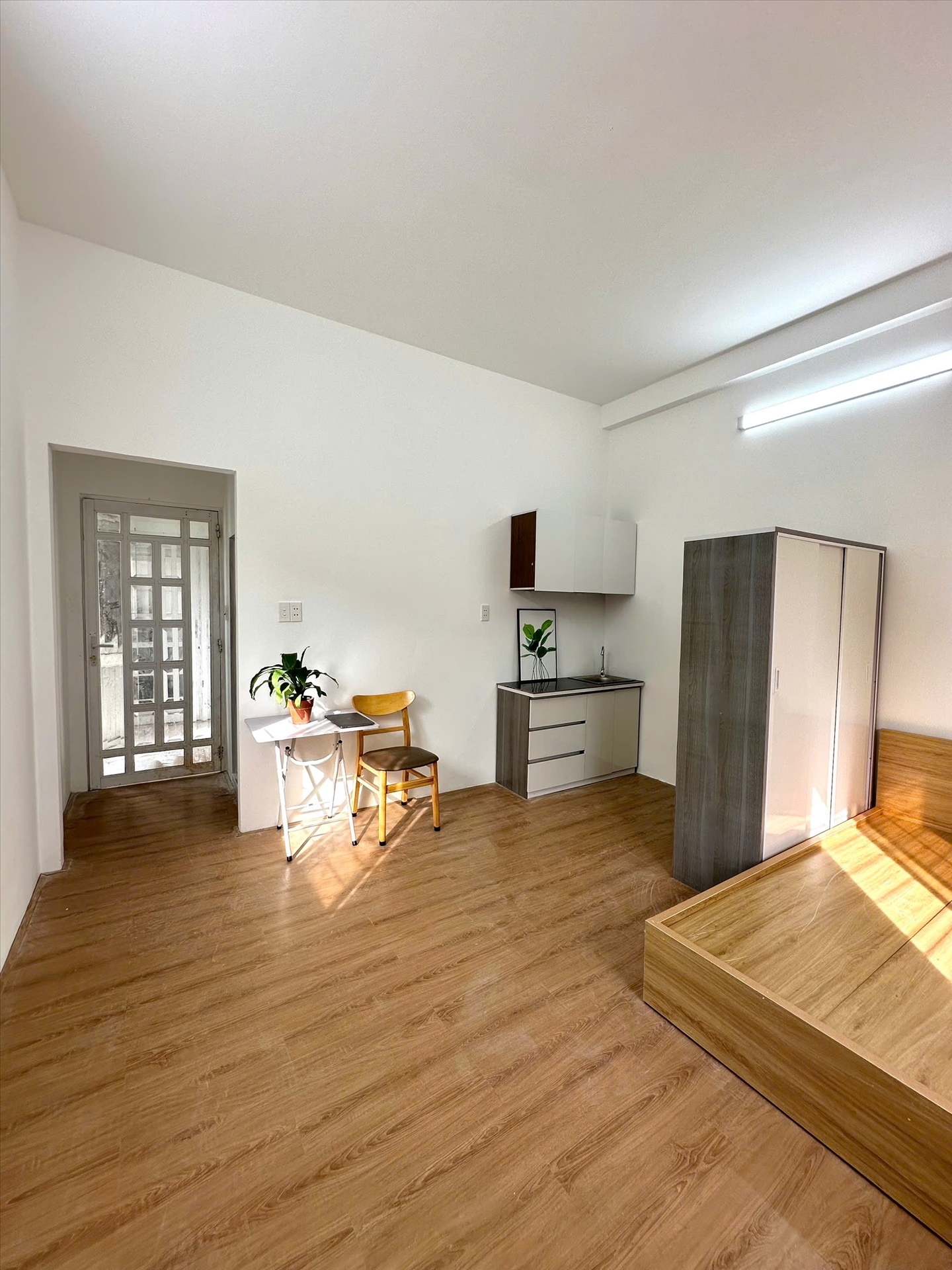 Phòng trọ Studio 25m2 tại AD House Nguyễn Trọng Tuyển - Tân Bình - Phòng ngủ