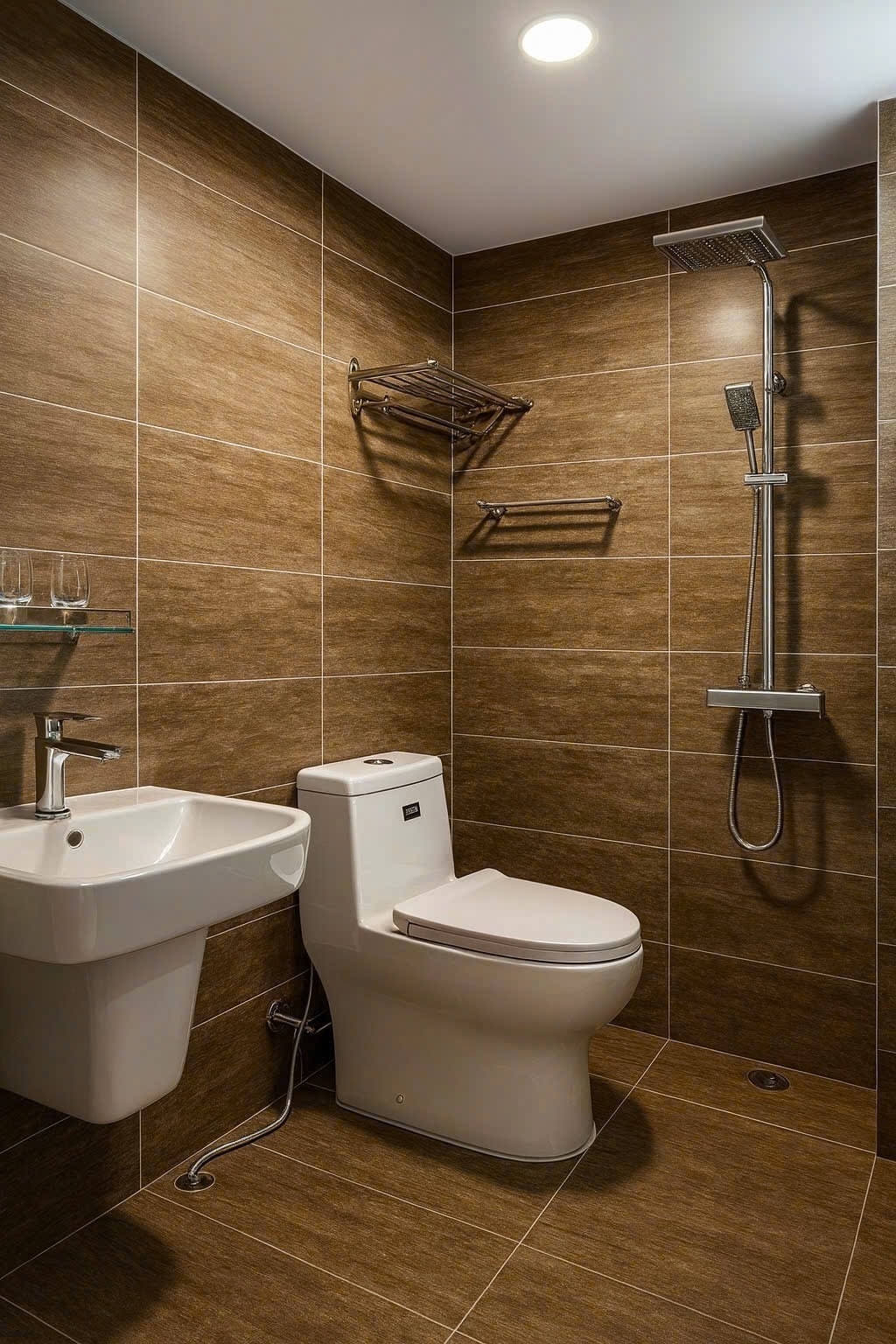 Phòng trọ Duplex 30m2 tại HD Home Nguyễn Bặc - Tân Bình - Phòng tắm