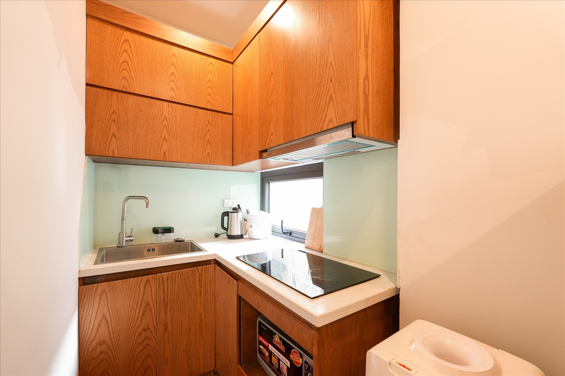 Phòng trọ Studio 60m2 tại Nine House Linh Lang - Ba Đình - Phòng bếp