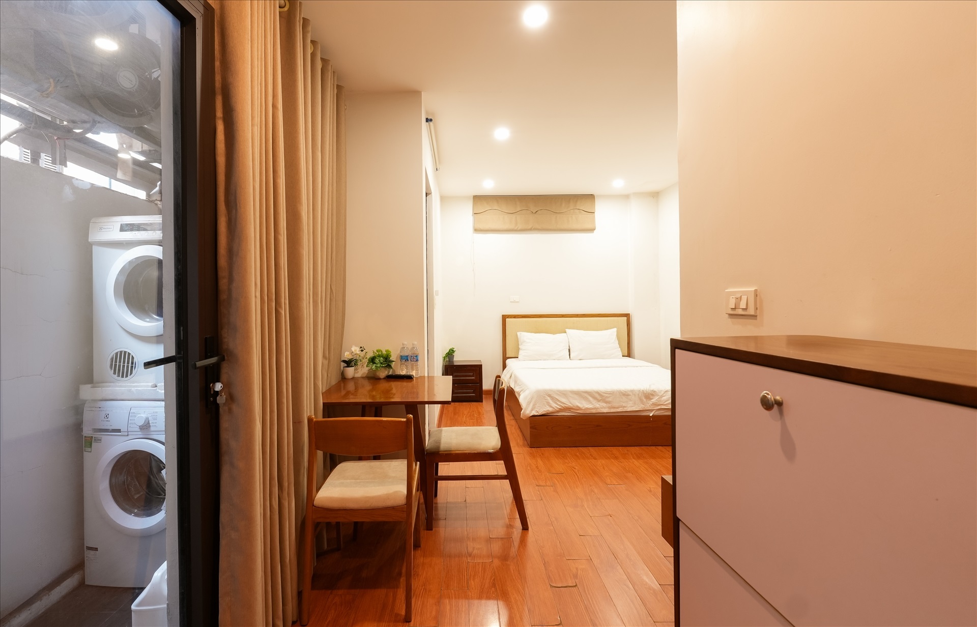 Phòng trọ Studio 60m2 tại Nine House Linh Lang - Ba Đình - Phòng ngủ