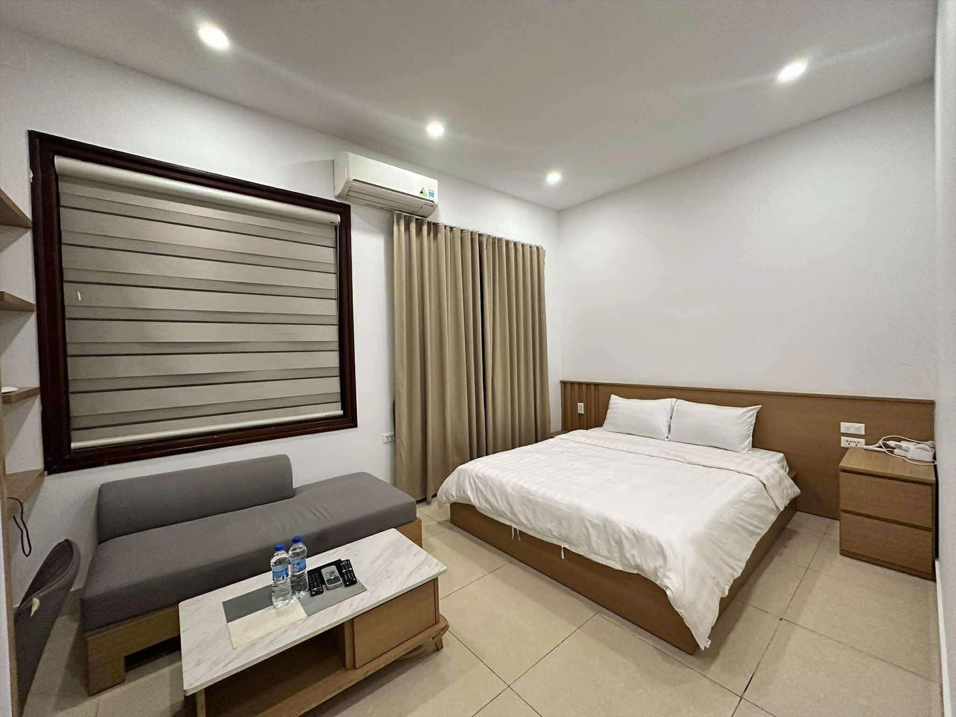 Phòng trọ Studio 35m2 tại Nine House 1 Kim Mã - Ba Đình - Phòng ngủ