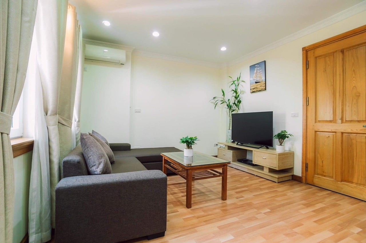 Phòng trọ 1 Phòng ngủ 60m2 tại Nine House 2 Kim Mã - Ba Đình - Phòng khách