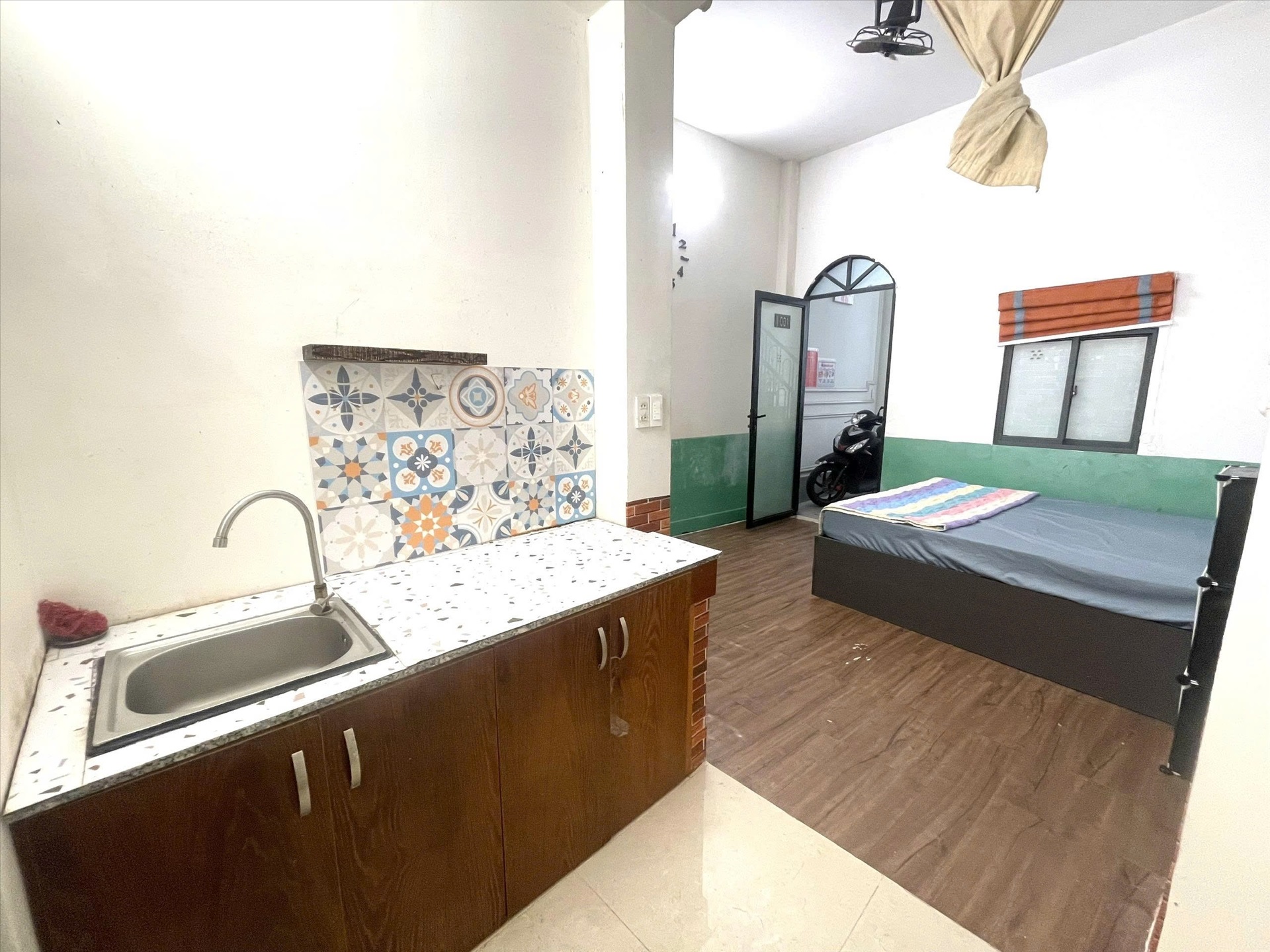 Phòng trọ Studio 25m2 tại TN House Bạch Đằng - Bình Thạnh - Phòng bếp