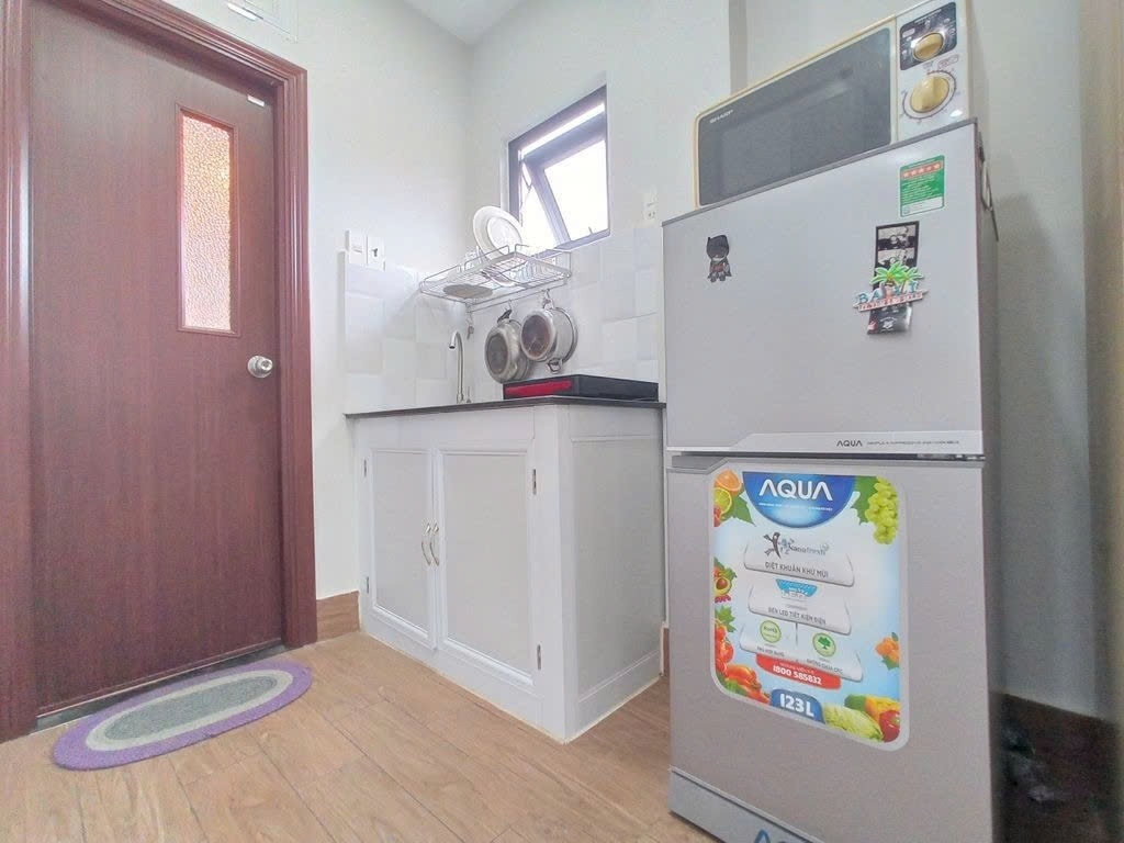 Phòng trọ Studio 30m2 tại PTC House 6 Điện Biên Phủ - Bình Thạnh  - Phòng bếp