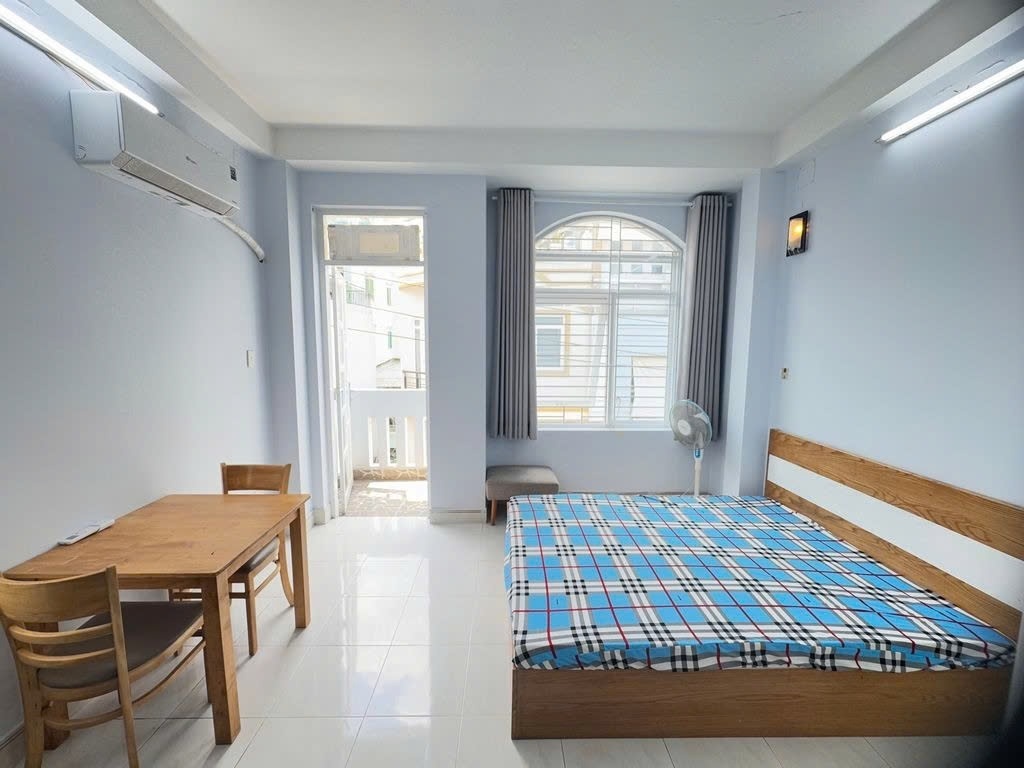 Phòng trọ Studio 25m2 tại PTC House6  Nguyễn Văn Đậu - Bình Thạnh  - Phòng ngủ