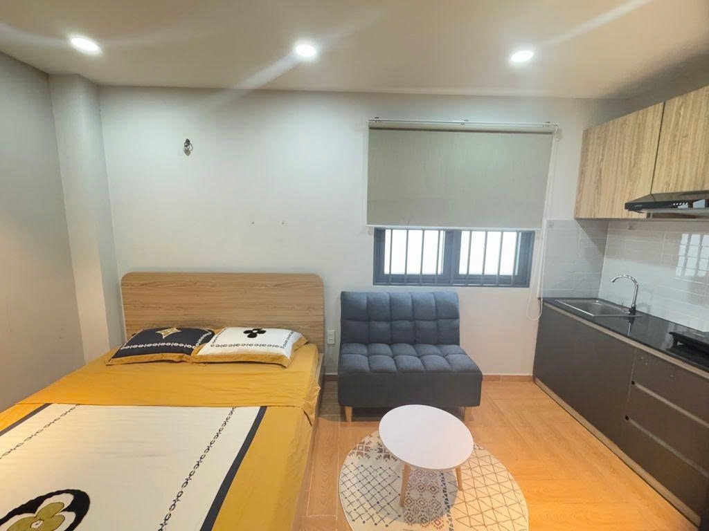 Phòng trọ Studio 25m2 tại PTC House Phan Đăng Lưu - Bình Thạnh - Phòng khách
