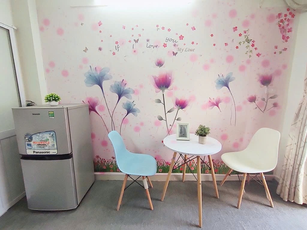 Phòng trọ Studio 35m2 tại PTC House 1 Nguyễn Ngọc Vũ - cầu Giấy  - Phòng khách