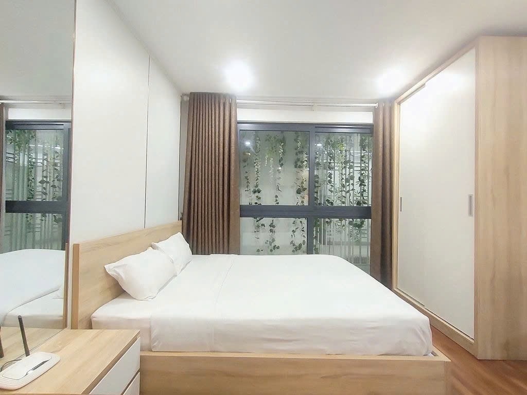 Phòng trọ Studio 30m2 tại PTC House 6 Đình Thôn - Nam Từ Liêm  - Phòng ngủ