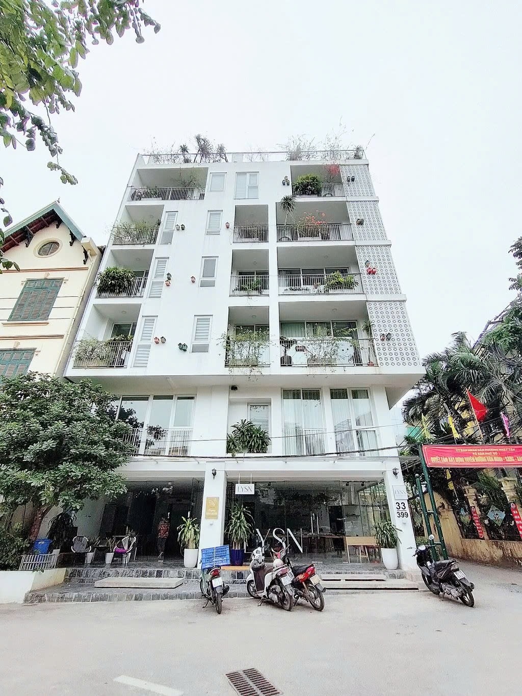 Phòng trọ PTC House 4 Âu Cơ - Tây Hồ  - Toàn cảnh tòa nhà (*)